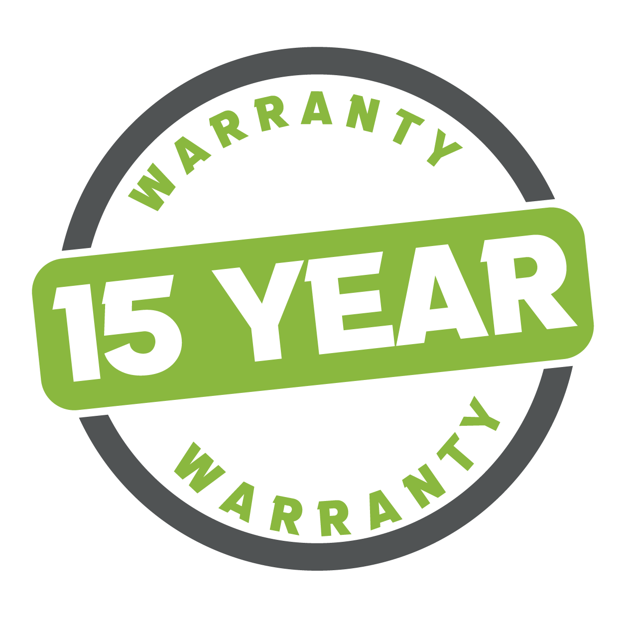 15 Years Warranty