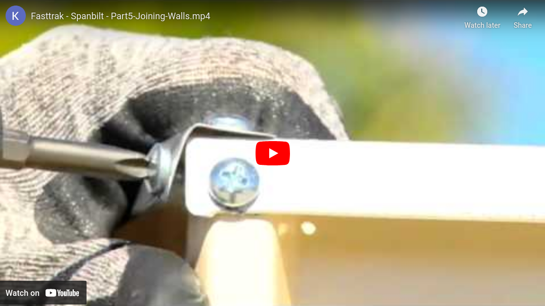 Step 5 - Joining the Walls (internal bracket version)