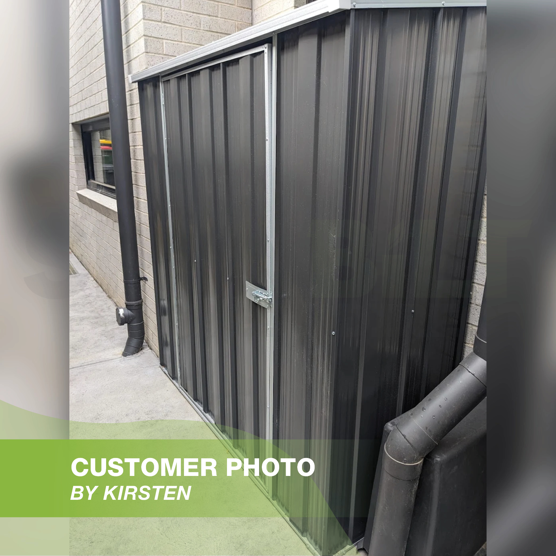 YardStore S52-S Garden Shed 1.76m x 0.72m x 1.9m