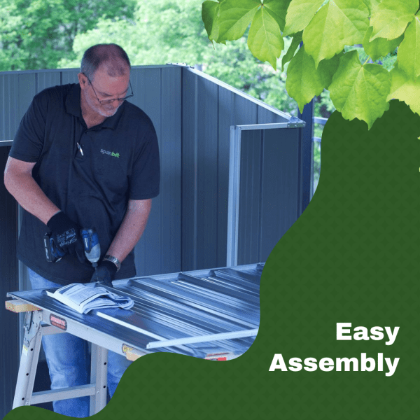 Slim Sheds- Small garden - easy to assemble sheds Spanbilt Direct