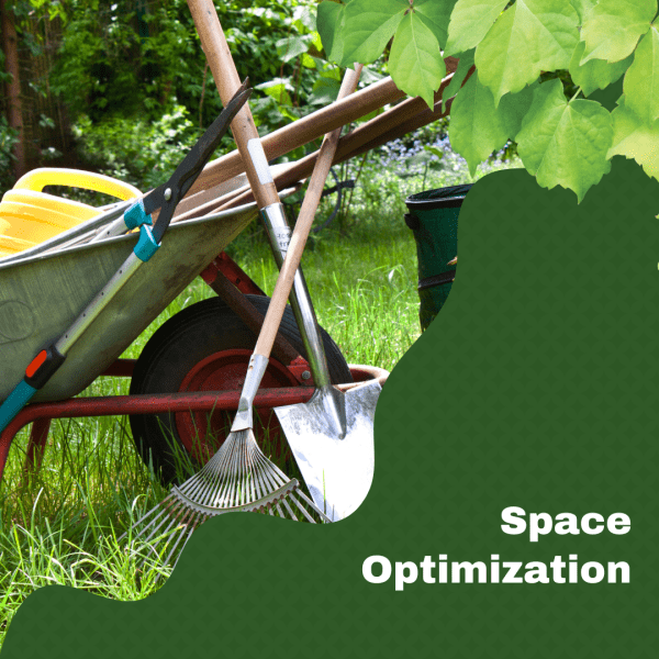 Slim Sheds- Small garden - Space optimisation Spanbilt Direct